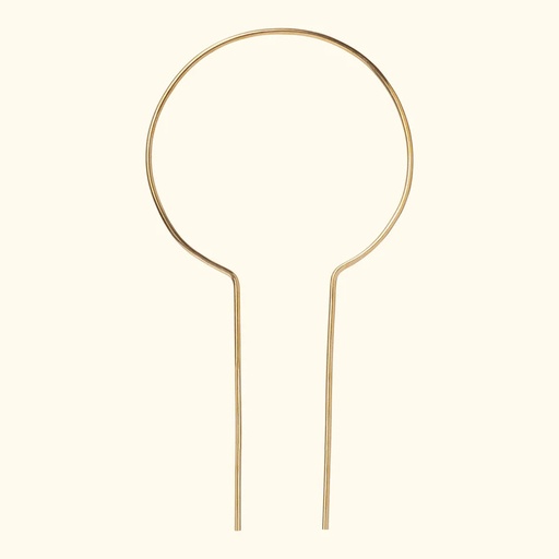 [46786] Brass Plant Stake - Circle