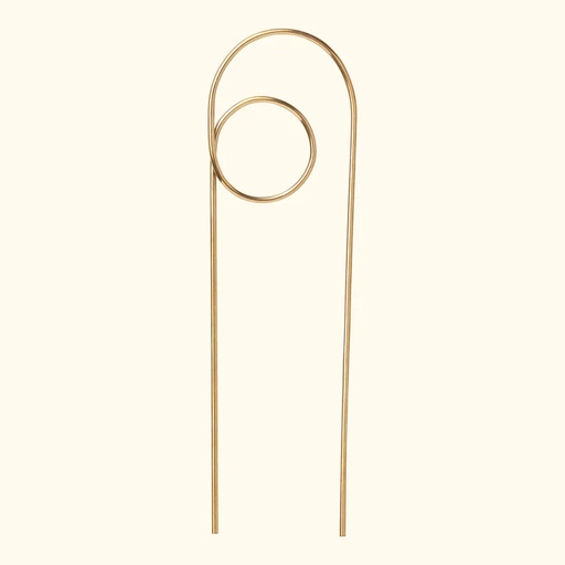 [46785] Brass Plant Stake - Loop