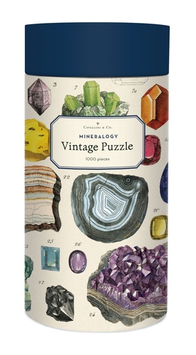 [4266] Vintage Puzzle (1000pc) - Mineralogy