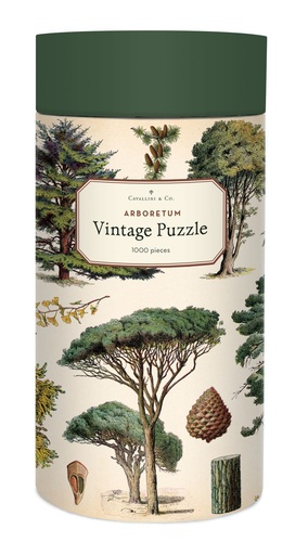 [9781635447231] Vintage Puzzle (1000pc) - Arboretum