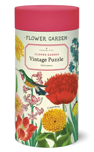 [9781639471126] Vintage Puzzle (1000pc) - Flower Garden