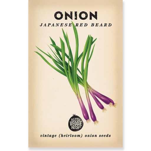 [3906_4176] Heirloom Seeds - Onion (Japanese Red Beard)