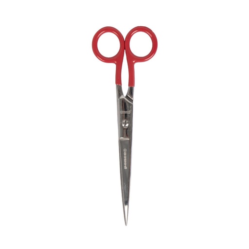[4125] Stainless Steel Scissors - Red - Large