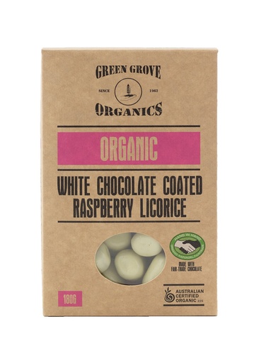 [30710] White Chocolate Coated Raspberry Licorice