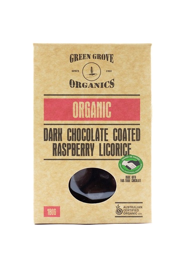 [46722] Dark Chocolate Coated Raspberry Licorice