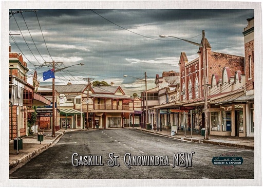 [67911] 'Canowindra' Linen Tea Towel