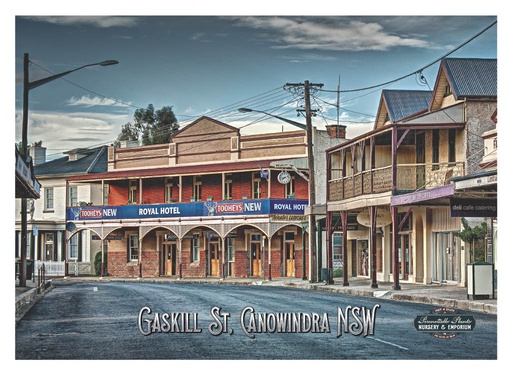 [68091] Canowindra Main Street 2, Linen Tea Towel