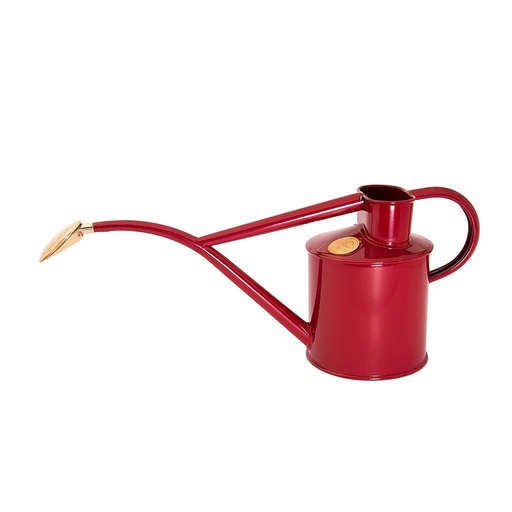 [3062] Haws Metal Indoor Can 1L - Burgundy