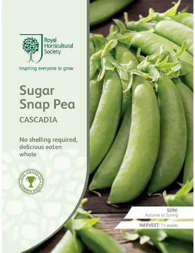 [5011775041315] RHS Seeds - Cascadia Sugar Snap Pea Seeds