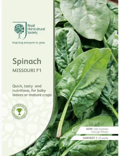 [4169] RHS Seeds - Spinach Missouri F1