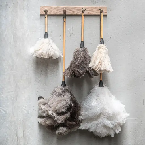 [HIEAF350n] Ostrich Feather Duster - 350mm Natural