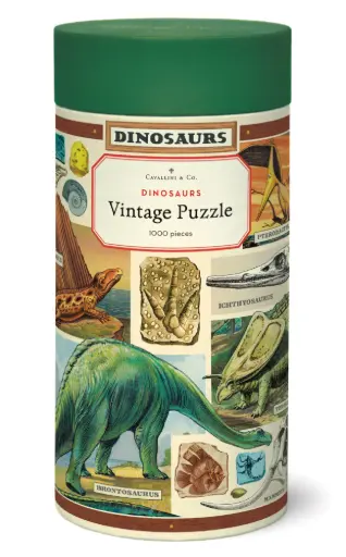 [C-PZL-DINO] Vintage Puzzle (1000pc) - Dinosaurs