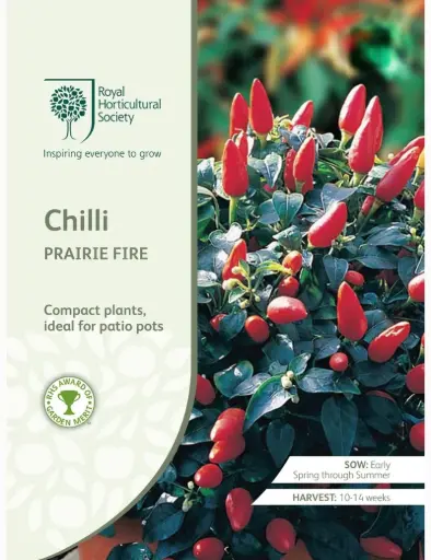 [5011775041544] RHS Seeds - Prairie Fire Chilli Seeds