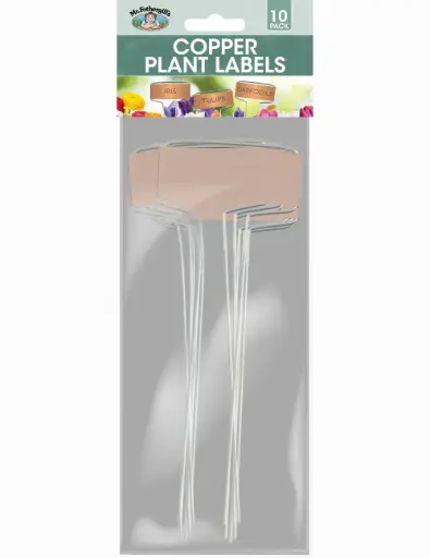 [9324190090308] Copper Plant Labels - 10 Pack